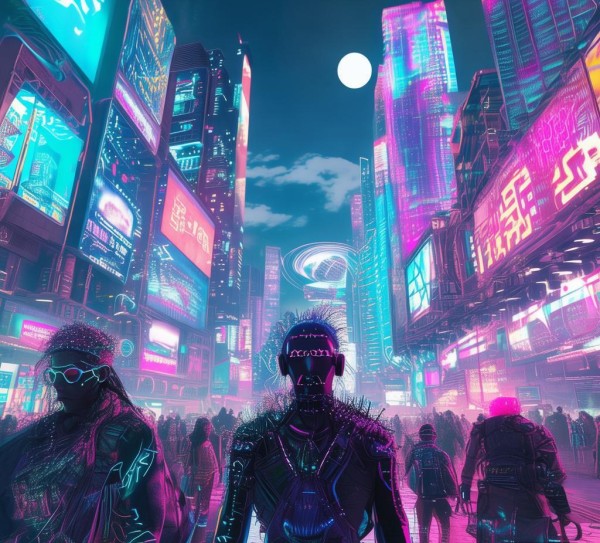 朋克科技未来，科技动态与朋克素材视频的融合